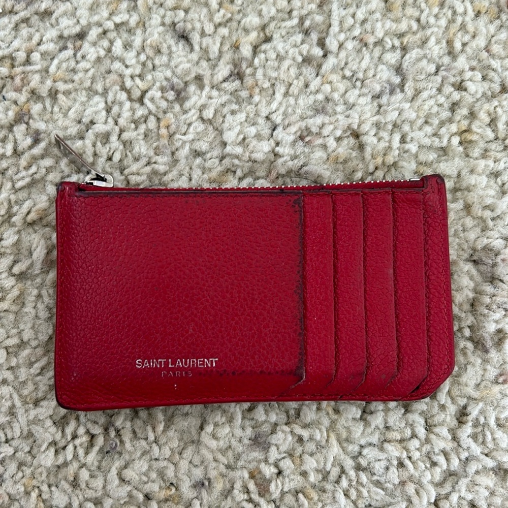 Saint Laurent card case